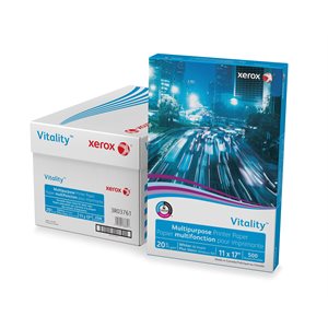 Vitality™ Papier multifonction pour imprimante, 20 lb, 11x17 po, 2 500 feuilles